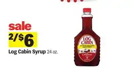 Meijer Log Cabin Syrup offer