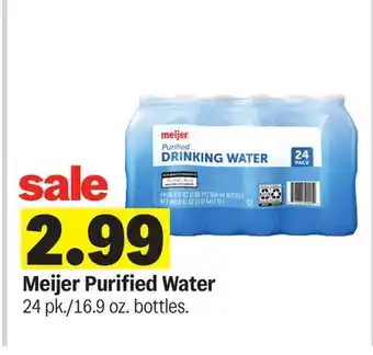 Meijer Meijer Purified Water offer