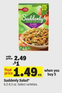 Meijer Suddenly Salad offer