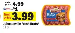 Meijer Johnsonville Fresh Brats offer