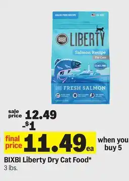 Meijer BIXBI Liberty Dry Cat Food offer