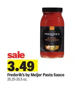 Meijer Frederik's by Meijer Pasta Sauce offer