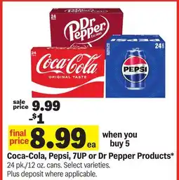 Meijer Coca-Cola, Pepsi, 7UP or Dr Pepper Products offer
