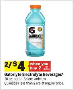 Meijer Gatorlyte Electrolyte Beverages offer