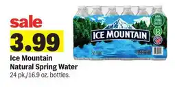 Meijer Ice Mountain Natural Spring Water offer
