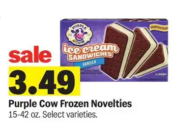 Meijer Purple Cow Frozen Novelties offer