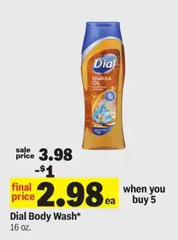 Meijer Dial Body Wash offer