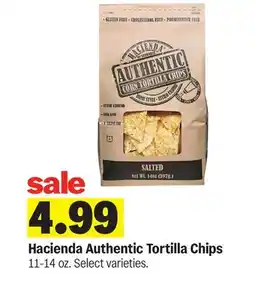Meijer Hacienda Authentic Tortilla Chips offer