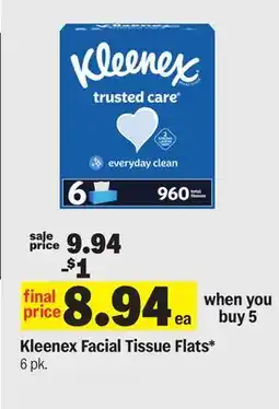 Meijer Kleenex Facial Tissue Flats offer