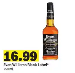 Meijer Evan Williams Black Label offer