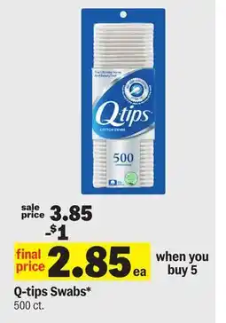 Meijer Q-tips Swabs offer