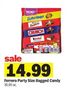 Meijer Ferrero Party Size Bagged Candy offer