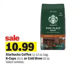 Meijer 11-12 oz. bag, K-Cups 10 ct. or Cold Brew 32 oz offer