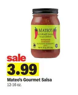 Meijer Mateo's Gourmet Salsa offer