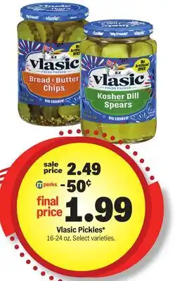 Meijer Vlasic Pickles offer