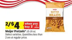Meijer Meijer Pretzels offer