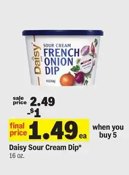 Meijer Daisy Sour Cream Dip offer