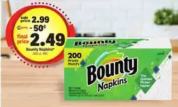 Meijer Bounty Napkins offer