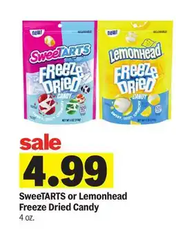 Meijer SweeTARTS or Lemonhead Freeze Dried Candy offer