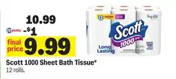 Meijer Scott 1000 Sheet Bath Tissue offer