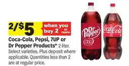 Meijer Coca-Cola, Pepsi, 7UP or Dr Pepper Products offer