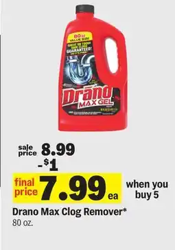 Meijer Drano Max Clog Remover offer