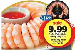 Meijer Frederik's by Meijer Shrimp Ring offer