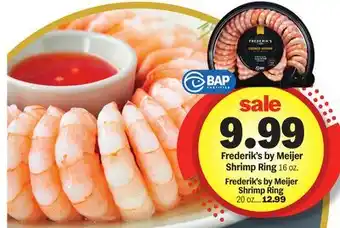 Meijer Frederik's by Meijer Shrimp Ring offer