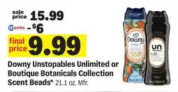 Meijer Downy Unstopables Unlimited or Boutique Botanicals Collection Scent Beads offer