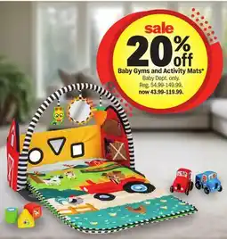 Meijer Baby Gyms and Activity Mats offer