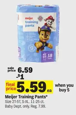Meijer Meijer Training Pants offer