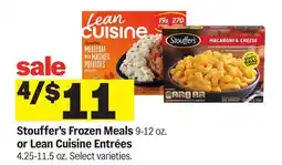 Meijer Stouffer's Frozen Meals 9-12 oz. or Lean Cuisine Entrées 4.25-11.5 oz offer