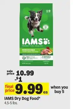 Meijer IAMS Dry Dog Food offer