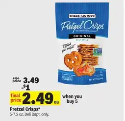Meijer Pretzel Crisps offer