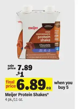 Meijer Meijer Protein Shakes offer