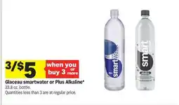 Meijer Glaceau smartwater or Plus Alkaline offer