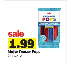 Meijer Meijer Freezer Pops offer