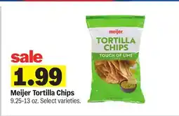 Meijer Meijer Tortilla Chips offer