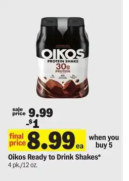 Meijer Oikos Ready To Drink Shakes offer