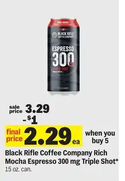 Meijer Black Rifle Coffee Company Rich Mocha Espresso 300 mg Triple Shot offer
