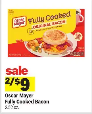 Meijer Oscar Mayer Fully Cooked Bacon offer