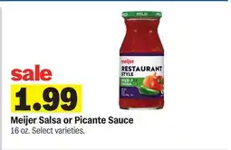 Meijer Meijer Salsa or Picante Sauce offer