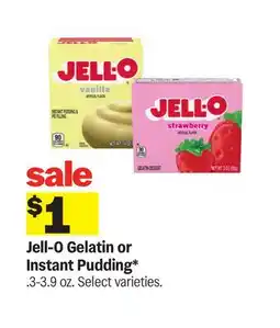 Meijer Jell-O Gelatin or Instant Pudding offer