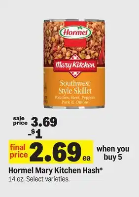 Meijer Hormel Mary Kitchen Hash offer