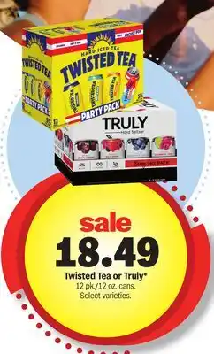 Meijer Twisted Tea or Truly offer