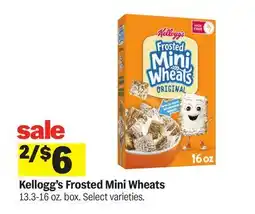 Meijer Kellogg's Frosted Mini Wheats offer