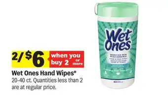 Meijer Wet Ones Hand Wipes offer