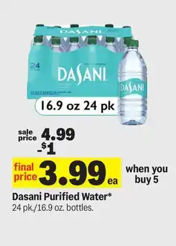 Meijer Dasani Purified Water offer