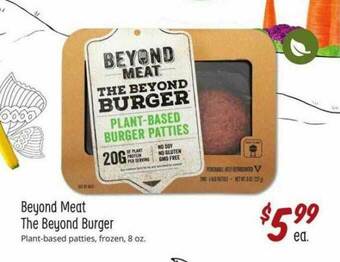 Sprouts Farmers Market Beyond Meat The Beyond Burger offer