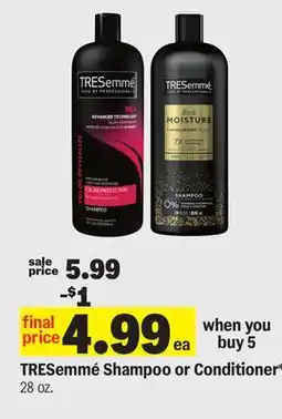 Meijer TRESemmé Shampoo or Conditioner offer
